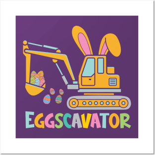 Eggs Excavator Posters and Art